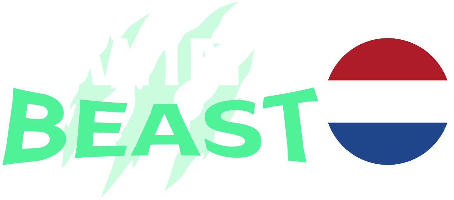 Officieel Win Beasts-logo voor het Nederlandse online casino en gamingplatform.